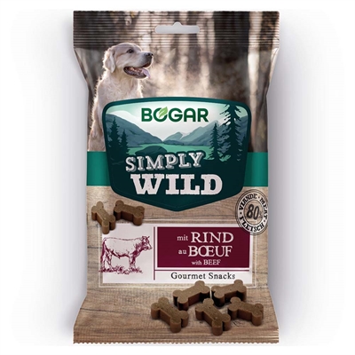 Bogar Simply Wild Gourmet Snack med Okse 100g